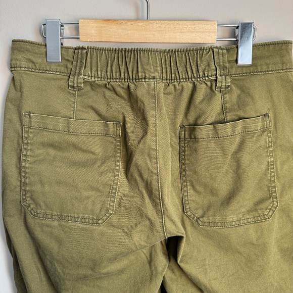 Old Navy Womens M-TALL OG Chino Casual High-Rise Pant Olive Green Campus Office - Picture 7 of 15